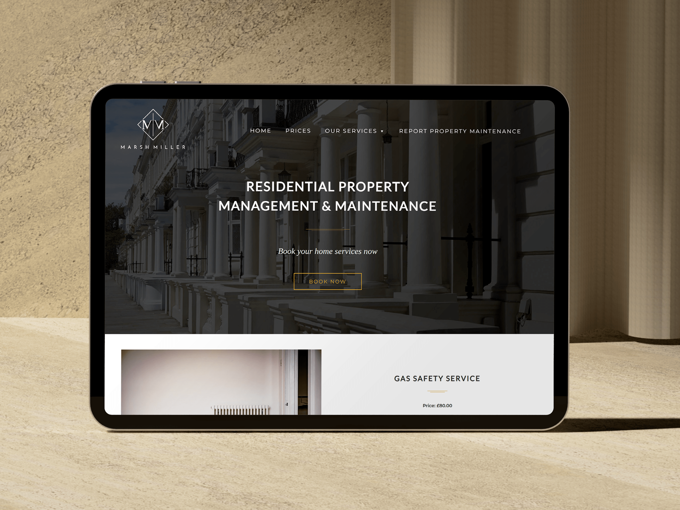 Marsh Miller bespoke website development